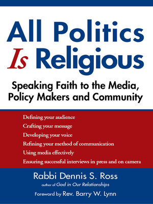 cover image of All Politics Is Religious